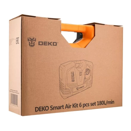 Компрессор безмасляный DEKO 180 с набором из 6 инструментов, 009-0100 купить в Кургане
