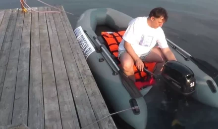 Двухтактный мотор лодочный подвесной Hidea HD 9.8FHS купить в Кургане