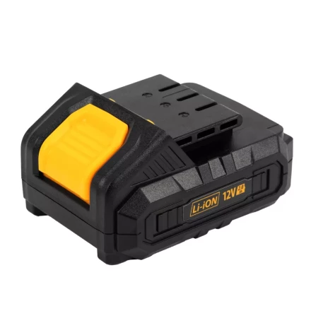 Дрель-шуруповерт аккумуляторная CDL-12-02BM, Li-Ion, 12 В, 2 акк.// Denzel 26105 купить в Кургане