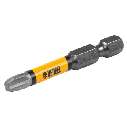 Бита IMPACT, PH3x50 мм, лазерная обработка шлица, сталь S2, 10 шт., Е 6,3 Denzel 11690 купить в Кургане