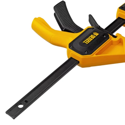 Струбцина F-образная Denzel, быстрозажимная, 150 х 55 мм, усиленный нейлоновый корпус, 20501 купить в Кургане