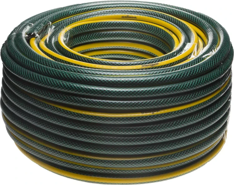 Шланг поливочный, 15 атм., армированный, 3-х слойный, 1/2"х50м, GRINDA Standard 429000-1/2-50 429000-1/2-50 купить в Кургане