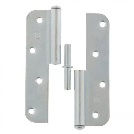 Петля накладная ПН1-130 левая цинк 4штуки  Металлист Россия 91555 купить в Кургане