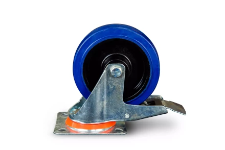 Колесо поворотное резина SRCLb 63 160 мм с тормозом (N) 1024209 купить в Кургане