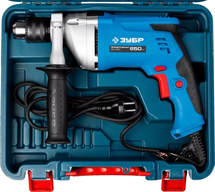 Дрель ударная + кейс ЗДУ-850 ЭРМКМ2 серия ПРОФЕССИОНАЛ купить в Кургане
