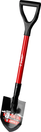 Лопата "МАСТЕР" автомобильная, стальной черенок, ЗУБР 39258 купить в Кургане