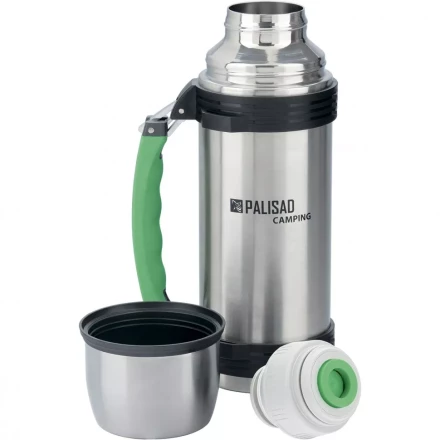 Термос туристический со складной ручкой 1000 мл Camping Palisad 69532 купить в Кургане