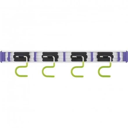 Алюминиевый настенный держатель для садового инструмента 4 крюка Palisad 68304 купить в Кургане