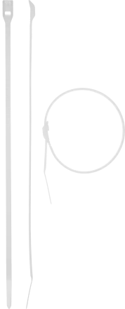 Кабельные стяжки белые КОБРА с плоским замком нейлоновые пакет серия ПРОФЕССИОНАЛ купить в Кургане