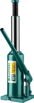 Домкрат гидравлический бутылочный "Kraft-Lift", сварной, 10т, 230-456мм, KRAFTOOL 43462-10 43462-10_z01 купить в Кургане