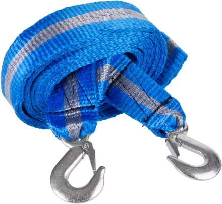 Трос буксировочный ЗУБР &quot;ЭКСПЕРТ&quot;, 2 крюка, сумка, 5м, 5т 61215-5 купить в Кургане