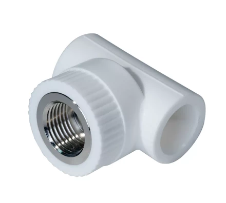 Тройник комб. PP-R ВР 20мм х 1/2 белый (25/125) 45450 купить в Кургане