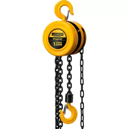 Таль цепная &quot;PROLift&quot; шестеренная, STAYER Profi 4308-1, 1т / 2,5м 4308-1_z01 купить в Кургане