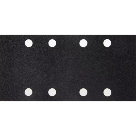 Лист шлиф. универсал. URAGAN &quot;Оптимален для твердых пород дерева&quot; 8 отверстий по линии, для ПШМ, P100, 80х166мм, 50шт 907-22101-100-50 купить в Кургане