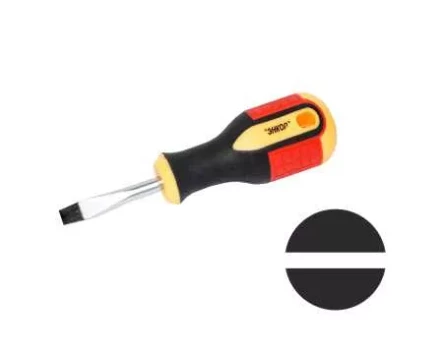 Отвертка шлиц. 1,2х6,5х38мм,трехкомп рук. 19614 купить в Кургане