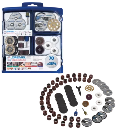 Набор оснастки EZ SpeedClic 70 штук DREMEL купить в Кургане