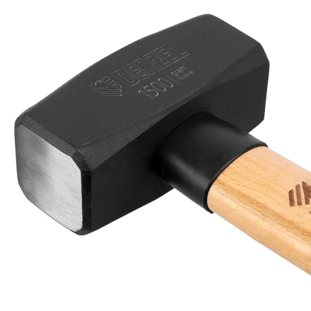 Кувалда, 1500 г Denzel 11019, кованая головка, буковая рукоятка купить в Кургане