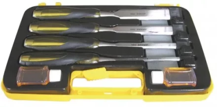 Набор стамесок-долот 6,12,20,26 мм + брусок 5 предметов пластиковый кейс Энкор 10440 купить в Кургане