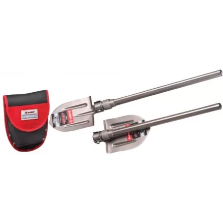 Лопата ЗУБР титановая походная, складная, в чехле 4-39477 купить в Кургане