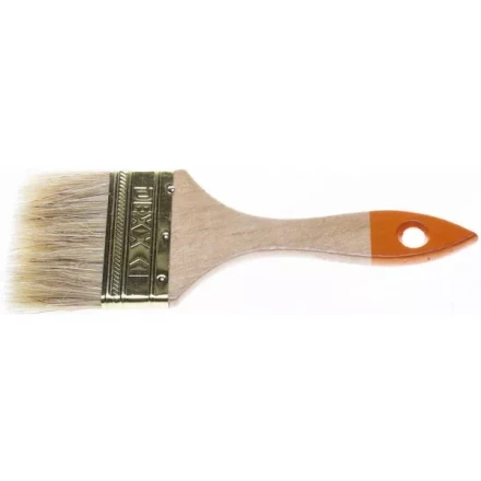 Кисть флейцевая DEXX, деревянная ручка, натуральная щетина, индивидуальная упаковка, 75мм 0100-075_z02 купить в Кургане