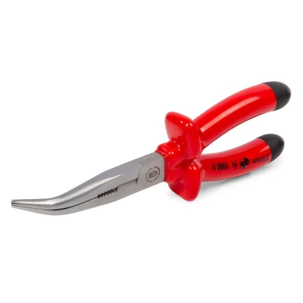 Длинногубцы изогнутые диэлектрические КВТ 200 мм (87101) купить в Кургане