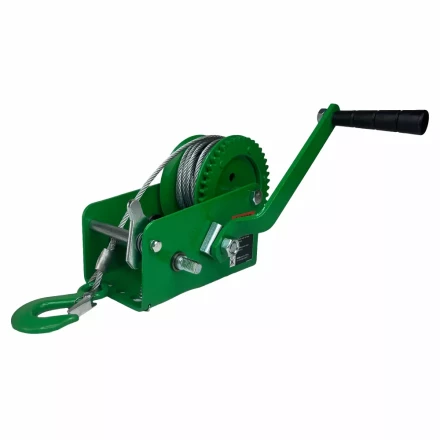 Лебедка ручная барабанная HITCH HW 900 900 кг канат 10 м (SZ073176) купить в Кургане