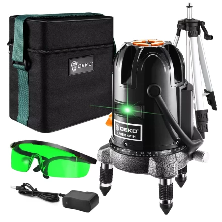 Уровень лазерный LL57GA SET2 DEKO со штативом 1.2 м, 065-0295 купить в Кургане