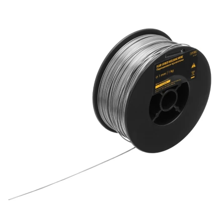 Порошковая проволока Е71TGS, диам. 1 мм, 1 кг, диам. катушки D100// Denzel 97547 купить в Кургане