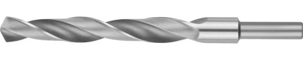 Сверло ЗУБР &quot;МАСТЕР&quot; по металлу с цилиндрическим хвостовиком, сталь Р6М5, винтовой прокат, D 15.0мм, L-169/114мм 4-29621-169-15 купить в Кургане
