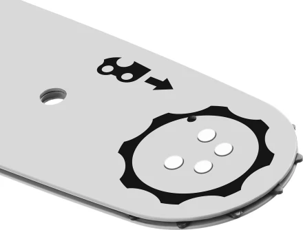 ЗУБР тип 5, шаг 0.325, паз 1.5 мм, 50 см, шина для бензопил (70205-50) купить в Кургане