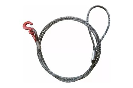 Буксир канатный TOR БТК 4,9 т 30,0 м опрессовка канат 8,3 мм (петля-крюк 1,6 т) 1047969 купить в Кургане