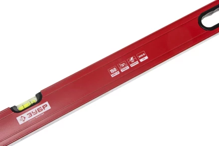 Уровень ЗУБР &quot;МАСТЕР&quot; &quot;УС - 5&quot; коробчатый усиленный, фрезерованный, 3 глазка, крашенный, с ручками, 150см 34585-150 купить в Кургане