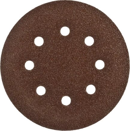 Круг шлифовальный ЗУБР "СТАНДАРТ" из абразивной бумаги на велкро основе, 6 отв., Р60, 150мм, 5шт 35350-150-060 купить в Кургане