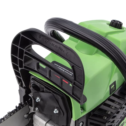 Пила цепная бензиновая Сибртех БП-5245 95209, 52 см3, шина 45 см, шаг 0.325, паз 1,5 мм, 72 звена купить в Кургане