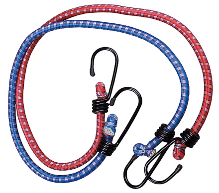 Шнур ЗУБР резиновый крепежный, со стальными крюками, 120см, 2шт 4-40507-120 купить в Кургане