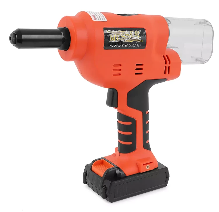 Аккумуляторный вытяжной заклепочник MESSER M1000 (18В;  Li-Ion 2Ач х 2; 3,2 - 6,4) купить в Кургане