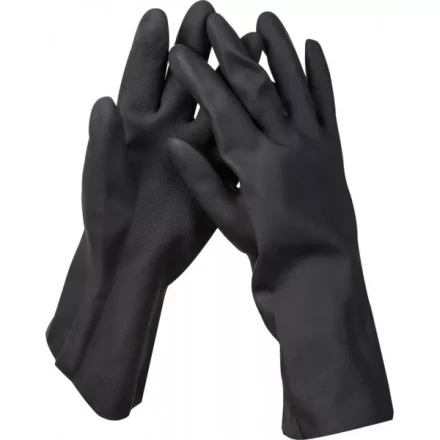 Перчатки KRAFTOOL противокислотные, неопреновые, повышенной прочности, с х/б напылением, размер XXL 11282-XXL купить в Кургане
