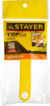 Скребок STAYER &quot;STANDARD&quot;, пластмассовый корпус, 50мм 0851_z01 купить в Кургане