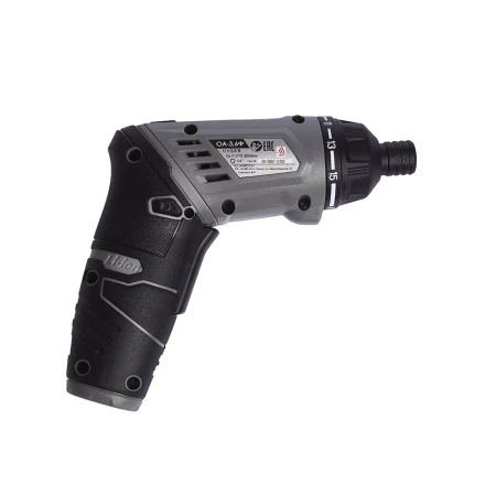 Отвертка-трансформер + фонарь ИНТЕРСКОЛ ОА-3,6Ф аккумуляторная (Li-ion, кейс) купить в Кургане