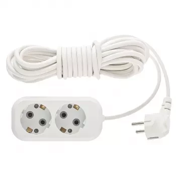 Удлинитель бытовой серия УХз-10-205, с заземлением, 5м, 2 роз., 10А Stern 95762 купить в Кургане