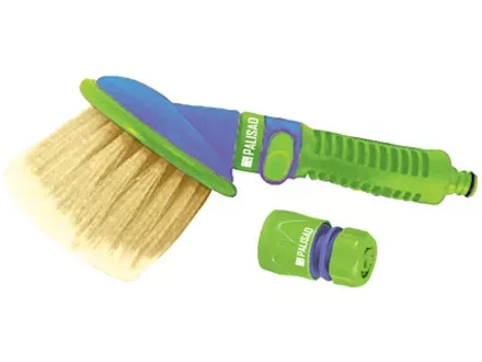 Моечный набор (щетка со штуцерной посадкой и быстросъемный соединитель)  PALISAD 65192 купить в Кургане