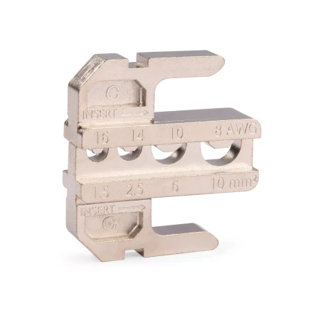 Пресс-клещи КВТ CTD+5 с механизмом быстрой смены матриц: комплект из 5 шт. для опрессовки (набор) (101859) купить в Кургане