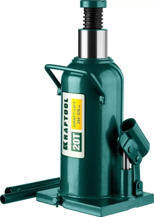 Домкрат гидравлический бутылочный &quot;Kraft-Lift&quot;, сварной, 20т, 244-478мм, KRAFTOOL 43462-20 43462-20_z01 купить в Кургане