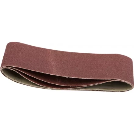 Лента STAYER &quot;MASTER&quot; шлифовальная универсальная бесконечная на тканевой основе, для ЛШМ, P80, 100х610мм, 3шт 35443-080 купить в Кургане