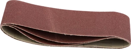 Лента STAYER &quot;MASTER&quot; шлифовальная универсальная бесконечная на тканевой основе, для ЛШМ, P80, 100х610мм, 3шт 35443-080 купить в Кургане