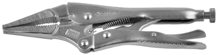 Зажим ЗУБР &quot;ЭКСПЕРТ&quot; ручной, с удлиненными губками из кованой Cr-V стали, для мест с ограниченным доступом, 225мм 22511-22 купить в Кургане