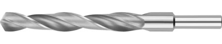 Сверло ЗУБР &quot;МАСТЕР&quot; по металлу с цилиндрическим хвостовиком, сталь Р6М5, винтовой прокат, D 14.0мм, L-160/108мм 4-29621-160-14 купить в Кургане