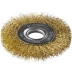 ЗУБР &quot;ПРОФЕССИОНАЛ&quot;. Щетка дисковая для УШМ, витая стальная латунированная проволока 0,3мм, 100х22мм 35187-100_z01 купить в Кургане
