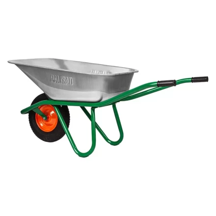 Тачка садово-строительная Palisad 689850, усиленная, грузоподъемность 200 кг, объем 90 л купить в Кургане