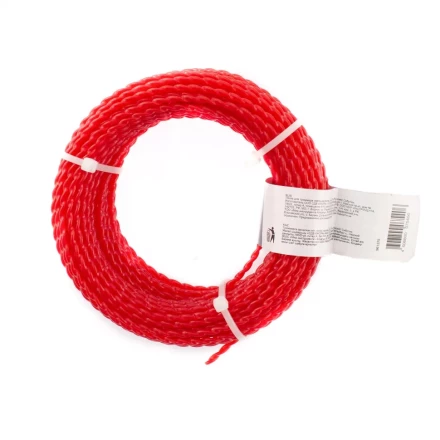 Леска для триммера овальная витая, 2.4 мм х 15 м, Россия Сибртех 961375 купить в Кургане